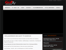Tablet Screenshot of gest-tv.de